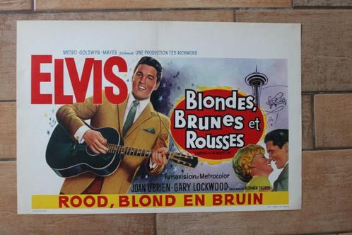 filmaffiche Elvis Presley It Happened At..Fair filmposter, Verzamelen, Posters, Zo goed als nieuw, Film en Tv, A1 t/m A3, Rechthoekig Liggend