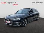 Audi A4 Avant 2J GARANTIE*AUTOMAAT*PRESTIGE EDITION*PANODAK*, Automaat, Lederen bekleding, A4, Zwart