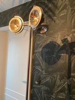 Staande lamp inox met 3 spots en dimmer, Huis en Inrichting, Ophalen, Zo goed als nieuw