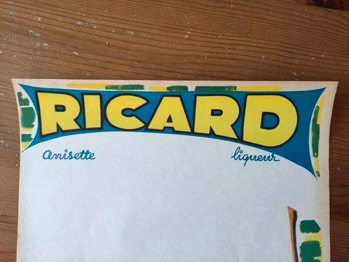 RICARD : ANTIEKE VERKOOPSAFFICHE, Antiek en Kunst, Kunst | Litho's en Zeefdrukken, Ophalen of Verzenden