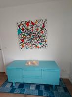 Blauw kastje, Huis en Inrichting, Kasten | Roldeurkasten en Archiefkasten, Ophalen