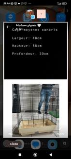 Cage de canaris, Animaux & Accessoires, Oiseaux | Cages & Volières, Utilisé, Enlèvement ou Envoi, Métal, Cage à oiseaux