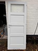 4 deuren met glas, Doe-het-zelf en Bouw, Ophalen, Gebruikt, Minder dan 80 cm, Binnendeur