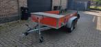 Aanhangwagen met dubbele assen 2400 kg - 250x135cm, Auto diversen, Ophalen of Verzenden, Zo goed als nieuw