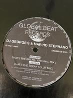 Dj george’s & marino stephano - that’s the break ( 12” ), Cd's en Dvd's, Vinyl | Dance en House, Ophalen of Verzenden, Zo goed als nieuw