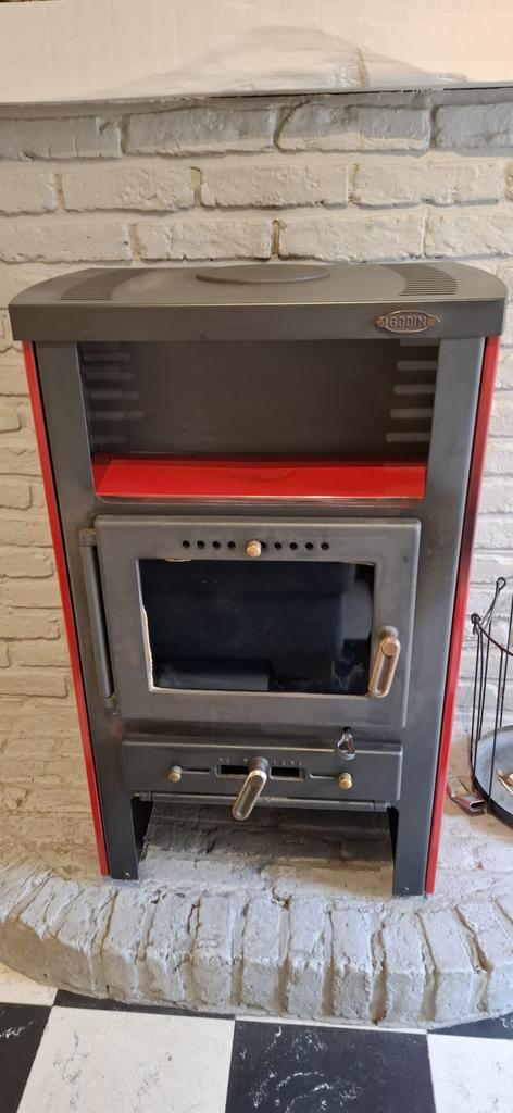 Godin kachel - uitstekende staat, Huis en Inrichting, Kachels, Zo goed als nieuw, Hout, Ophalen