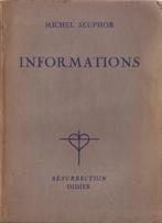 Michel Seuphor, Informations, Gelezen, Ophalen of Verzenden, Michel Seuphor, Eén auteur