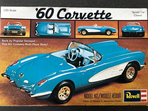 modelbouw Corvette 1960, Hobby en Vrije tijd, Modelbouw | Auto's en Voertuigen, Nieuw, Auto, 1:50 of kleiner, Revell, Ophalen of Verzenden