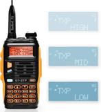 GT3 TP Baofeng 2-delige walkietalkie campervan stacaravan, Ophalen, 5 tot 15 km, Zo goed als nieuw, Portofoon of Walkie-talkie