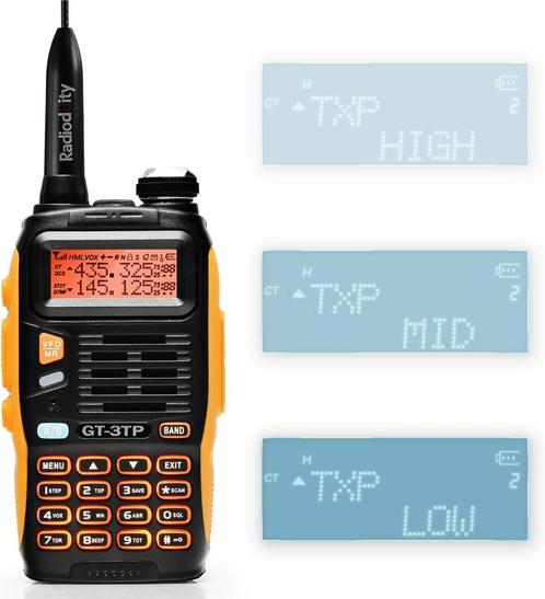 GT3 TP Baofeng 2-delige walkietalkie campervan stacaravan, Telecommunicatie, Portofoons en Walkie-talkies, Zo goed als nieuw, Portofoon of Walkie-talkie