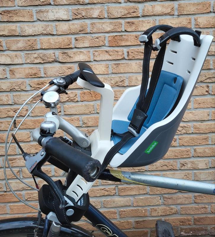 Siège de vélo Bobike, montage frontal sur la potence, Vélos & Vélomoteurs, Accessoires vélo | Sièges de vélo, Comme neuf, Siège avant