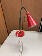 Rode bureaulamp, Huis en Inrichting, Ophalen of Verzenden, Zo goed als nieuw