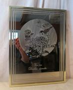 Beau miroir spécial, fleurs et oiseaux, 42 x 32, Enlèvement ou Envoi, Comme neuf, Rectangulaire