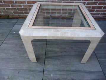 Marmeren tafel met glazen blad, Enlèvement