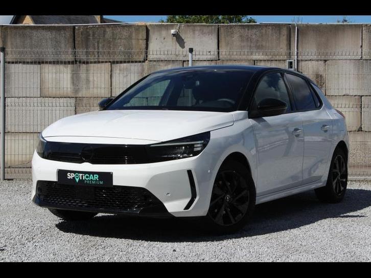 Opel Corsa GS, Auto's, Opel, Corsa, Metaalkleur, Benzine, Euro 6, Stadsauto, 5 deurs, Handgeschakeld, Wit, Zwart