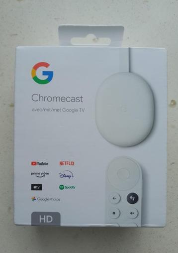 Google Chromecast HD met Google TV - Als nieuw! beschikbaar voor biedingen