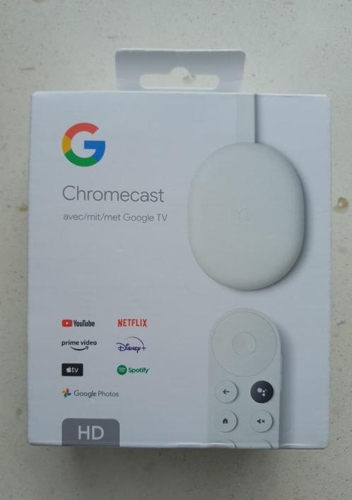 Google Chromecast HD met Google TV - Als nieuw!, Audio, Tv en Foto, Mediaspelers, Ophalen of Verzenden