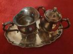 Antiek verzilverd setje, Antiek en Kunst, Ophalen of Verzenden