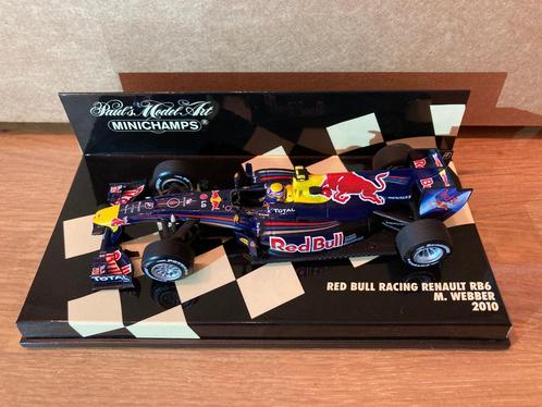 Mark Webber 1:43 Red Bull Racing Renault RB6 2010, Collections, Marques automobiles, Motos & Formules 1, Neuf, ForTwo, Enlèvement ou Envoi