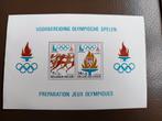 Neuf : 2 planches "préparation jeux olympiques" 1980, Ophalen of Verzenden, Postfris, Postfris, Olympische Spelen