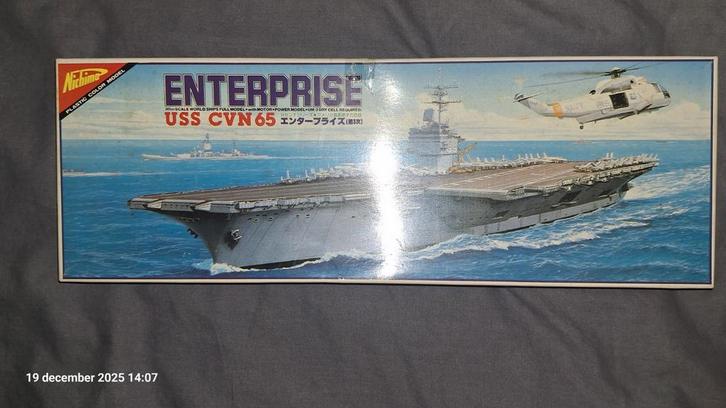 USS ENTERPRISE CVN-65 MODEL BOUW, Hobby en Vrije tijd, Modelbouw | Boten en Schepen, Zo goed als nieuw, Overige merken, Ophalen of Verzenden