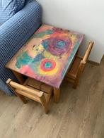 Kindertafel met twee stoeltjes, Kinderen en Baby's, Ophalen, Gebruikt, Tafel(s) en Stoel(en)