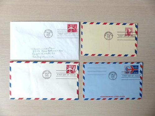 First day of issues USA (FDC) : Air mail, Timbres & Monnaies, Timbres | Amérique, Enlèvement ou Envoi