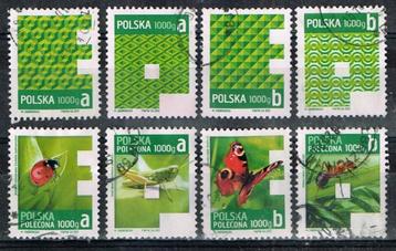 Postzegels uit Polen - K 3718 - geometrie en insecten beschikbaar voor biedingen
