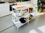 Îlot de cuisine blanc IKEA, Comme neuf, 100 à 150 cm, Enlèvement, 75 cm ou plus