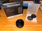 Objectif Voigtlander Ultron 27mm f2 FUJI X, Ophalen, Zo goed als nieuw, Standaardlens