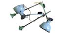 2 x Ernst Rademacher industrieel lamp Temploux 16 août, Ophalen of Verzenden
