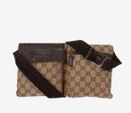 Vintage Gucci…, Handtassen en Accessoires, Beautycases, Ophalen, Gebruikt, Bruin, Softcase