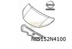 Nissan NV200 (11/09-9/19) motorkap (te spuiten) Origineel!, Avant, Enlèvement ou Envoi, Capot moteur, Neuf