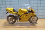 Ducati 748 yellow 1:18 blister, Hobby & Loisirs créatifs, Voitures miniatures | 1:18, Enlèvement ou Envoi, Neuf, Moteur, Maisto