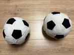 Pluche voetballen zwart/wit (2 stuks), Ophalen of Verzenden, Nieuw, Overige typen