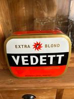 VEDETT bier blikken doos - Duvel Moortgat, Ophalen of Verzenden, Gebruikt, Verpakking
