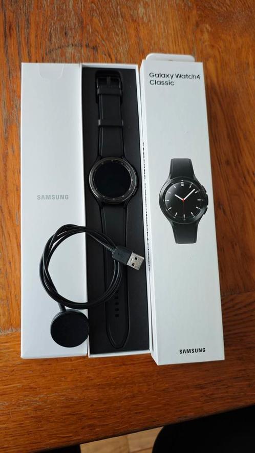 Samsung galaxy watch classic 46mm, Bijoux, Sacs & Beauté, Montres connectées, Comme neuf, Android, Noir, Distance, Bandage calorique