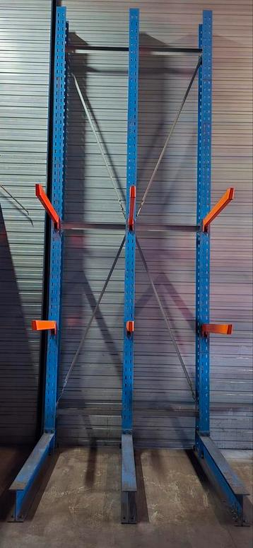 ZWARE Draagarmstelling H=600cm. 3X Staander (IPE 270) 6x Arm beschikbaar voor biedingen