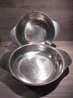 2 inox kommen, Ophalen of Verzenden, Gebruikt, Inox