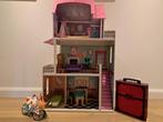 Barbiehuis + toebehoren, Kinderen en Baby's, Poppenhuis, Gebruikt, Ophalen