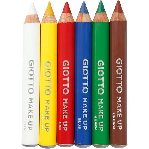 Giotto Schmink potloden 6 stuks, Hobby en Vrije tijd, Overige Hobby en Vrije tijd, Nieuw, Verzenden