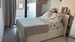 Lit IKEA BRIMNES 160x200 (+sommier, tete, matelas qualité), Ophalen, Gebruikt, Wit, Tweepersoons