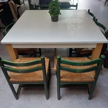 table à manger, 100 à 150 cm, Cinq personnes ou plus, Carré, 100 à 150 cm