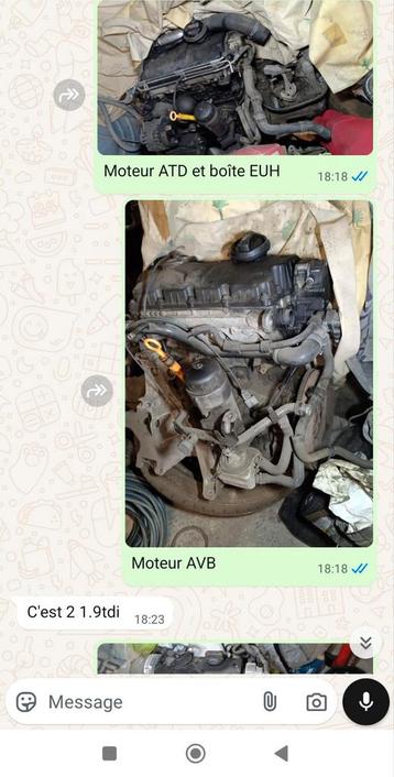 Moteur 1400, 1900 Sdi avec boîte, 1900 tdi golf 4 , AudiA4, Enlèvement, Utilisé, Audi