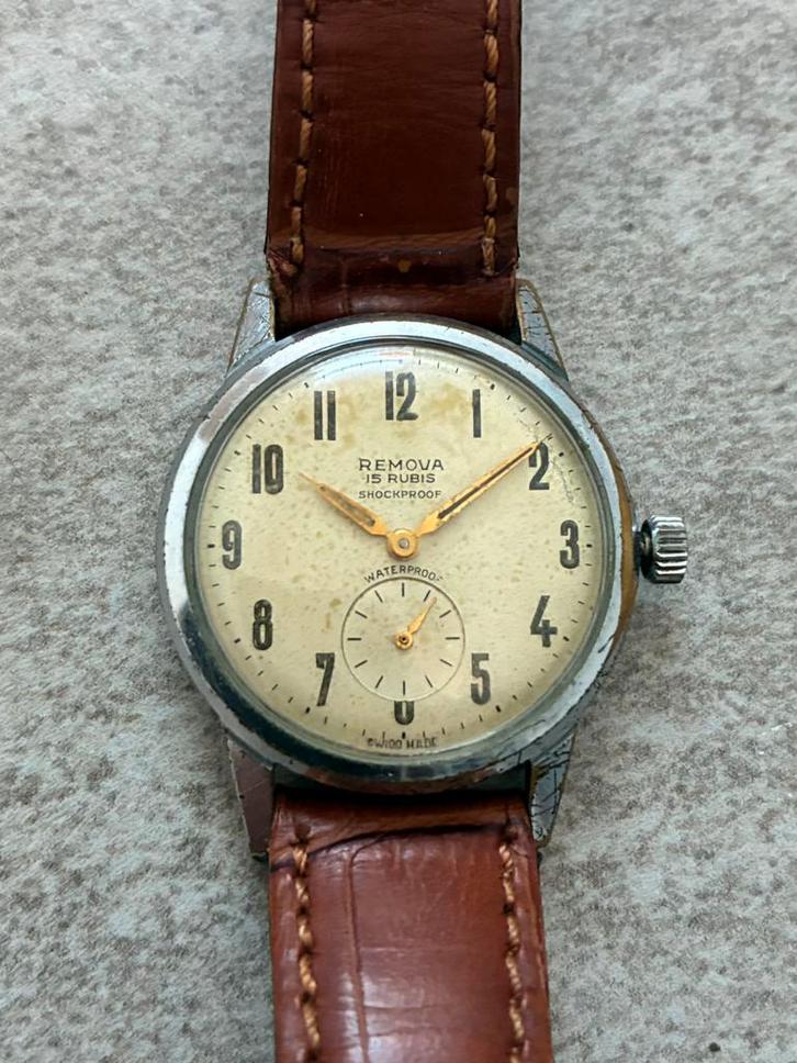 Vintage Remova, Handtassen en Accessoires, Horloges | Antiek, Ophalen of Verzenden