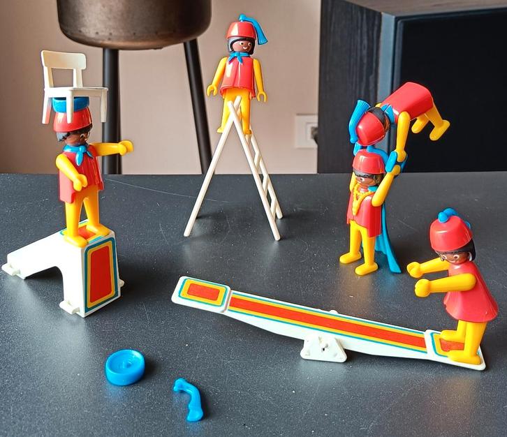 Playmobil system 3512 circusacrobaten, Kinderen en Baby's, Speelgoed | Playmobil, Gebruikt, Complete set, Ophalen of Verzenden