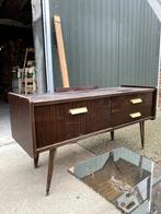 Retro vintage walnoot kast dressoir, Huis en Inrichting, Ophalen, Gebruikt