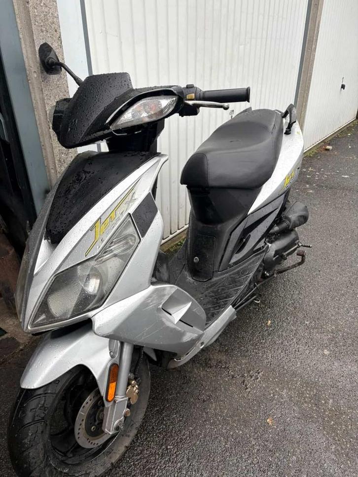Sym Jet Sport X 50cc A klasse, Vélos & Vélomoteurs, Scooters | Kymco, Comme neuf, Enlèvement