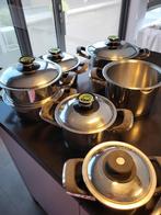 Kookpottenset AMC, Huis en Inrichting, Keuken | Potten en Pannen, Ophalen, Overige materialen, Keramische plaat, Pannenset