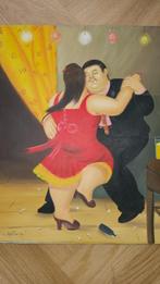 Fernando Botero  Olie werk op doek, Ophalen